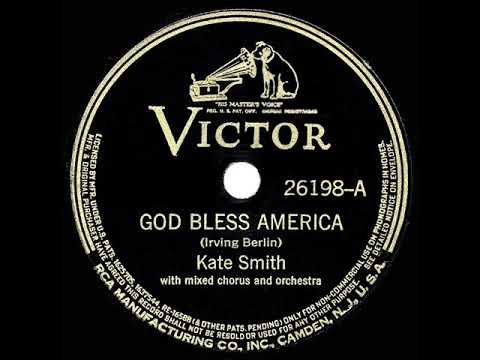 1939 HITS ARCHIVE: God Bless America - Kate Smith (her original recording)