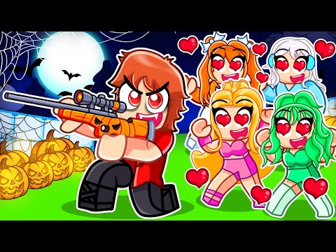 I Spent $100,000 on NEW GUNS In Rivals With MY CRAZY FAN GIRLS... (Halloween Update)