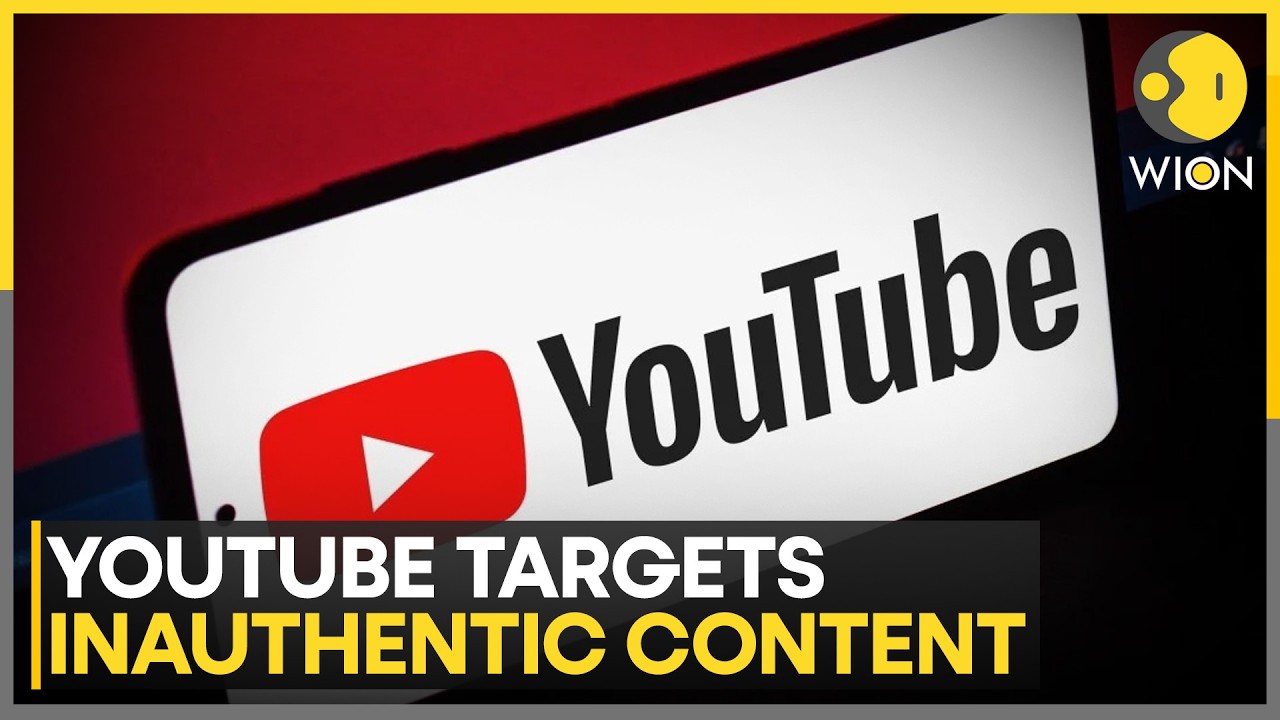 Youtube's New Guidelines Define Inauthentic Videos; Clarify Monetisation Rules | WION News