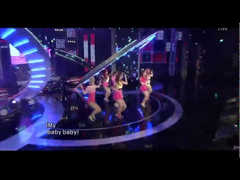 110424 Dal★shabet - Pink Rocket, LIVE @ Inkigayo