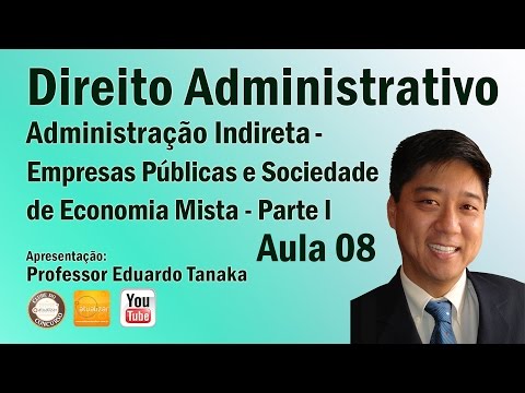 Direito Administrativo - Aula 08 (Empresas Públicas e Sociedade de Economia Mista)