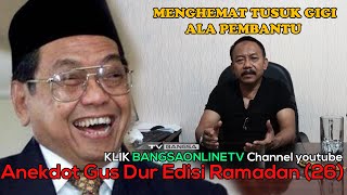 Menghemat Tusuk Gigi Ala Pembantu 
