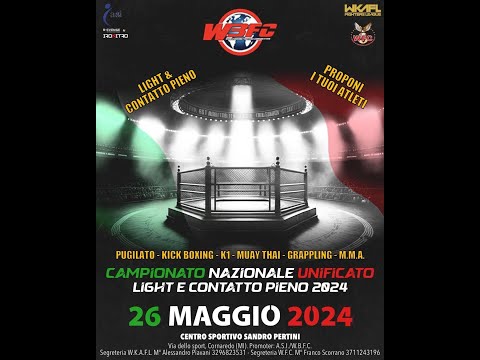 Ring 1 match 11 Cavalieri Niccolo' vs Di Gregorio Luca CAMPIONATO NAZIONALE WBFC 2023