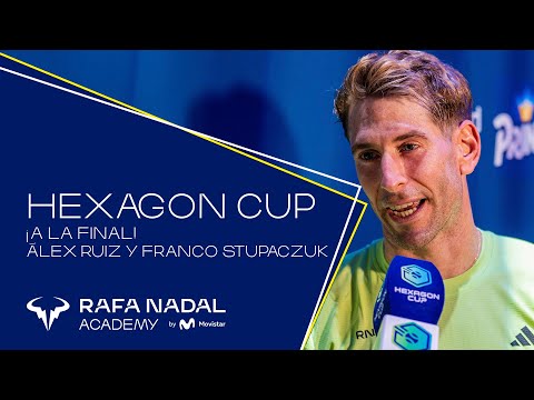 Alex Ruiz y Franco Stupaczuk clasifican a la Rafa Nadal Academy a la final de la Hexagon Cup