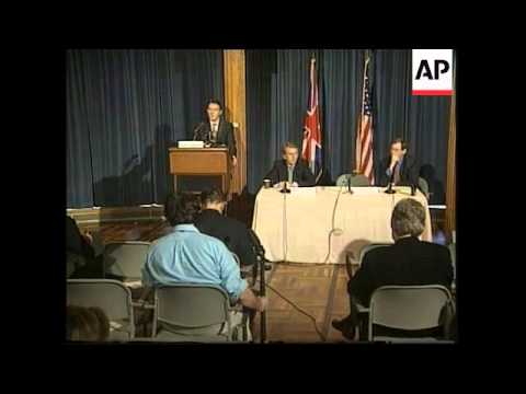 USA: N.IRELAND SECRETARY MANDELSON PRESS CONFERENCE