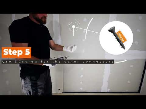 MUTE system installation guide on Drywall