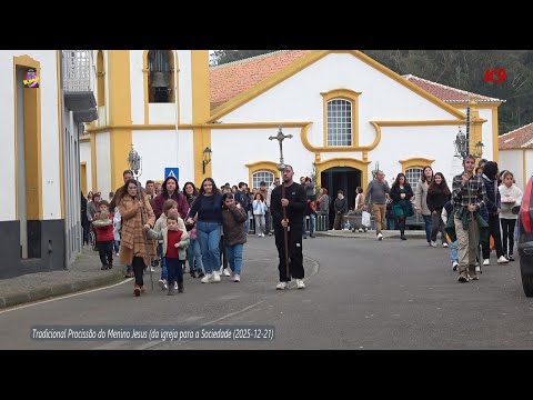 Traditional Procession of the CHILD JESUS ​​(from the church to the community) Santa Bárbara-Terc...