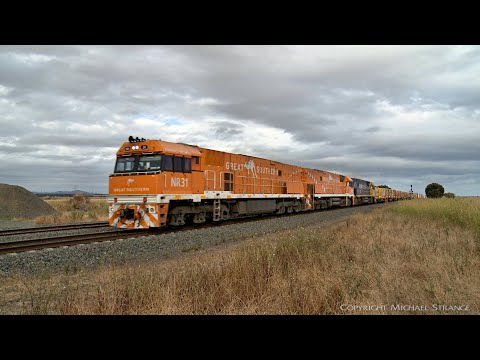 4MA5 With Great Southern NR Class Locomotives (15/12/2021) - PoathTV Australian Trains & Railways