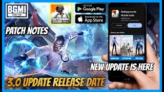 3.0 UPDATE IS HERE - BGMI RELEASE DATE AND PATCH NOTES / NEW SHADOW FORCE MODE AND FEATURES ( BGMI )