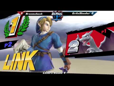 Smashfest #14 SSB4 Losers Bracket - Broomshank (Charizard) vs Gritzshooter (Link)