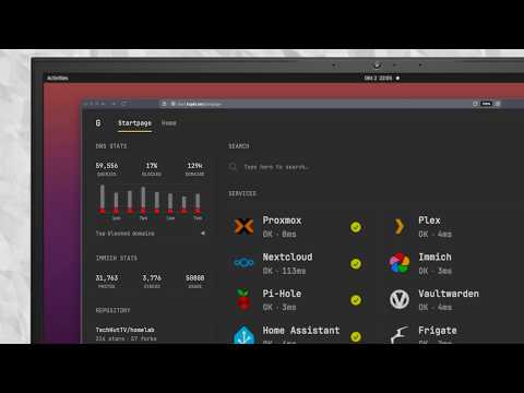 my new FAVORITE Home Server Dashboard - Glance