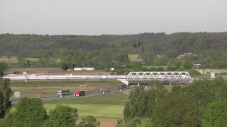 preview picture of video 'TGV 9576 München - Paris bei Scheppach 9.05.2011'