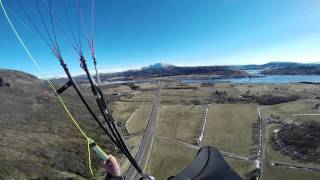 preview picture of video 'Paragliding fra Trælneshatten sømna'