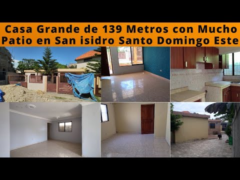 Casa Grande con mucho Patio en San Isidro Santo Dgo Este con 139 M² en el Residencial Brisa Oriental