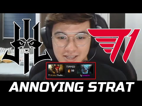 T1 VS LILGUN GAME 1 - ANNOYING SB OFFLANE STRAT BTS PRO SERIES SEASON 10 SEA