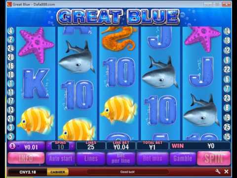 Great Blue -  the most popular Playtech slots