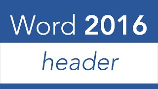 How to change header size | Word 2016