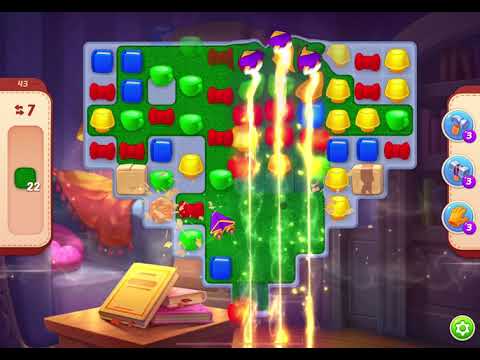 HomeScapes Level 43 no boosters (17 moves)