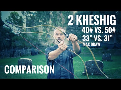 Kheshig by Alibow - 40# vs. 50# - Comparison