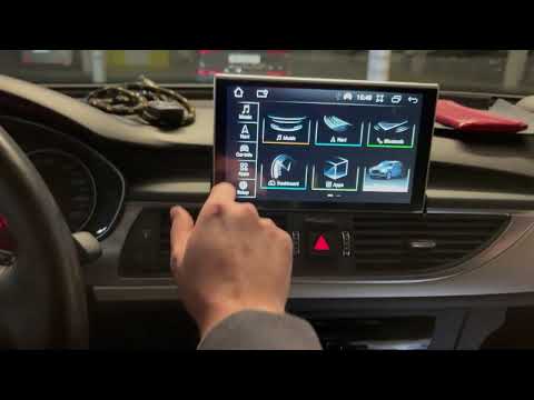 Audi A6 C7 4G 2016 Android Auto CarPlay retrofit RMC