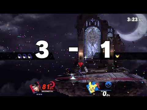 [스매브라 얼티밋]피츄 VS 베요네타 (Super Smash Bros Ultimate - Pichu VS Bayonetta)