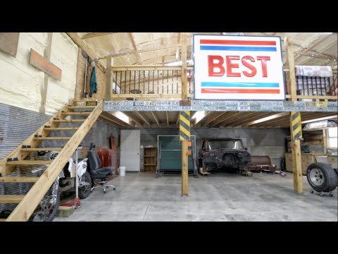 Construction Details Shop Loft and Folding Staircase