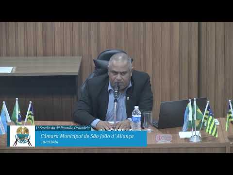 1º SESSÃO DA 4º REUNIÃO ORDINÁRIA