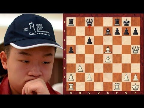 Wei Yi vs Luis Galego : Tradewise Gibraltar (2014)  : Sicilian Defense: Kan. Modern Variation (B42)