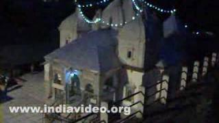 Gangotri Temple, a night view 
