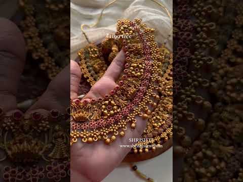 South Indian Jewellery | Temple Jewellery  #shorts #youtubeshorts