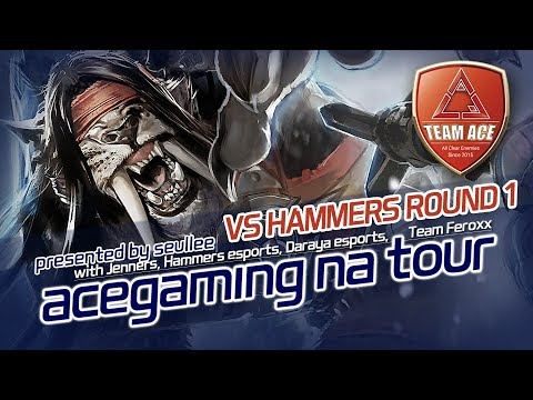 【5V5 VAINGLORY】special contents 【ACE NA TOUR season1】 vs Hammers esports ROUND1/2