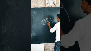 how to draw fist #fist #shorts