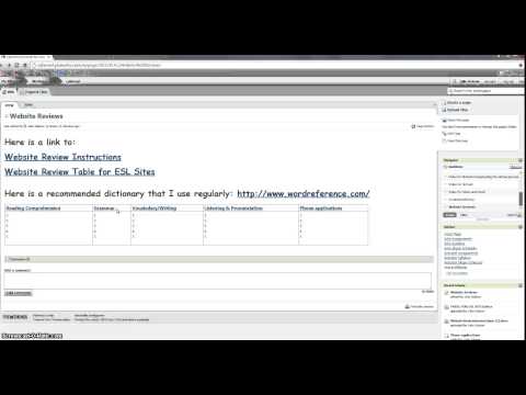 2nd video on publishing a document to pbworks
