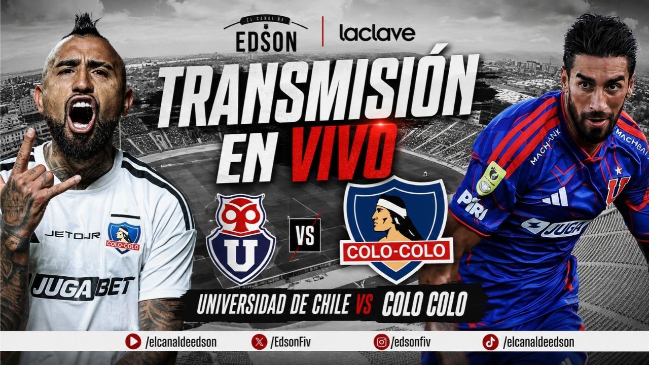 ⚪⚫ EN VIVO: UNIVERSIDAD DE CHILE VS COLO COLO | SUPERCLÁSICO DESDE EL NACIONAL ⚪⚫