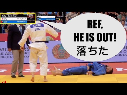 Choked out!  Takeshi Sasaki and 1 of the Best Chokes of All-Time!