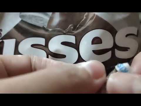 Yummy Hershey's Hugs & Kisses Unwrapping