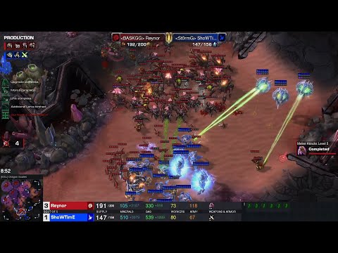 Starcraft II HomeStory Cup XXIII 2023 Jul2 Reynor(Z) v ShoWTimE(P) Game 4 MAPS - [ESL] Dragon Scales