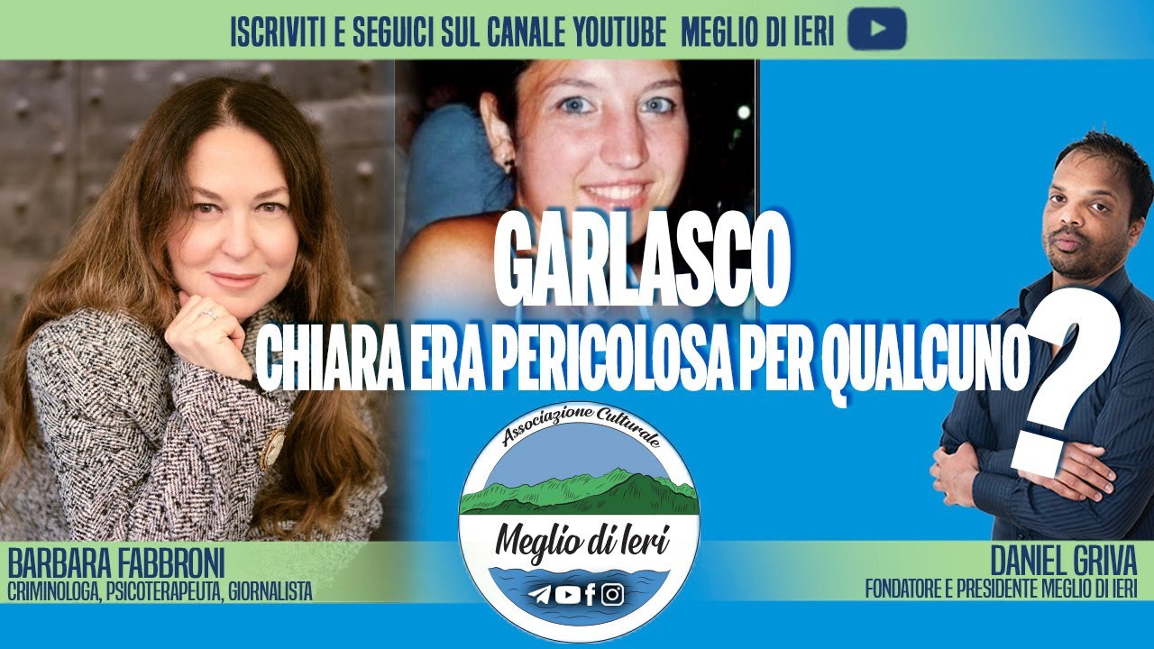 Garlasco, Chiara era pericolosa per qualcuno? - BARBARA FABBRONI - Criminologa