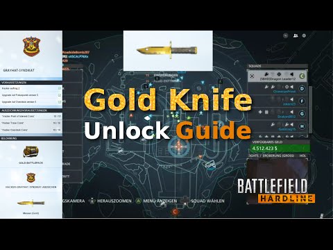 Gold Knife! Grayhat Syndicate | How to Unlock - Battlefield Hardline