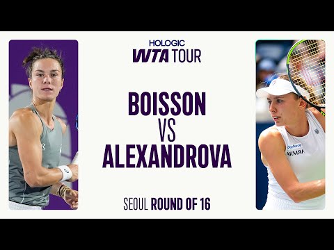 Lois Boisson vs. Ekaterina Alexandrova | 2025 Seoul Round of 16 | WTA Match Highlights