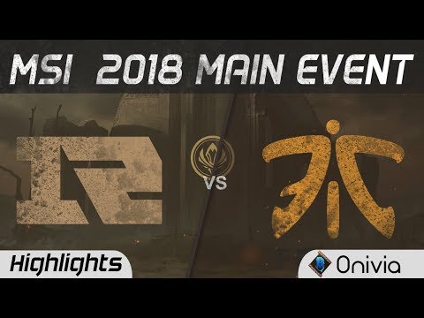 RNG vs FNC Highlights Game 1 MSI 2018 Main Event Royal Never Give Up vs Fnatic by Onivia