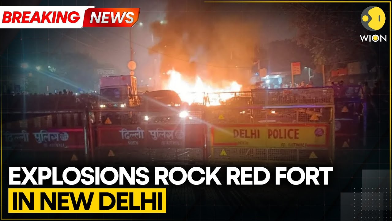 Delhi Red Fort Blast: Explosions Rocks Red Fort in New Delhi; People Being Evacuated | WION BREAKING