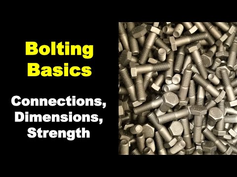 Bolted Connection Primer for Structural Steel - Connection Types, Dimensions, and Specifications
