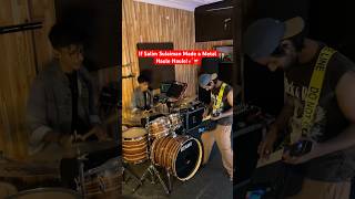 Haule Haule Metal Version!🔥 #salimsulaiman #haulehaule #haulehaulecover #keytarist #indiandrummer