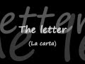 The letter- Hookbastank Sub. Español 