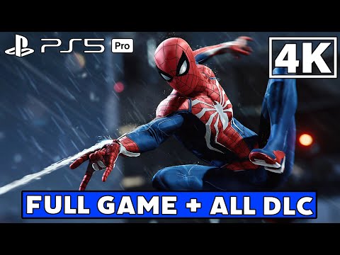 SPIDER-MAN REMASTERED + ALL DLC PS5 PRO Gameplay Walkthrough FULL GAME [4K 60FPS] - No Commentary