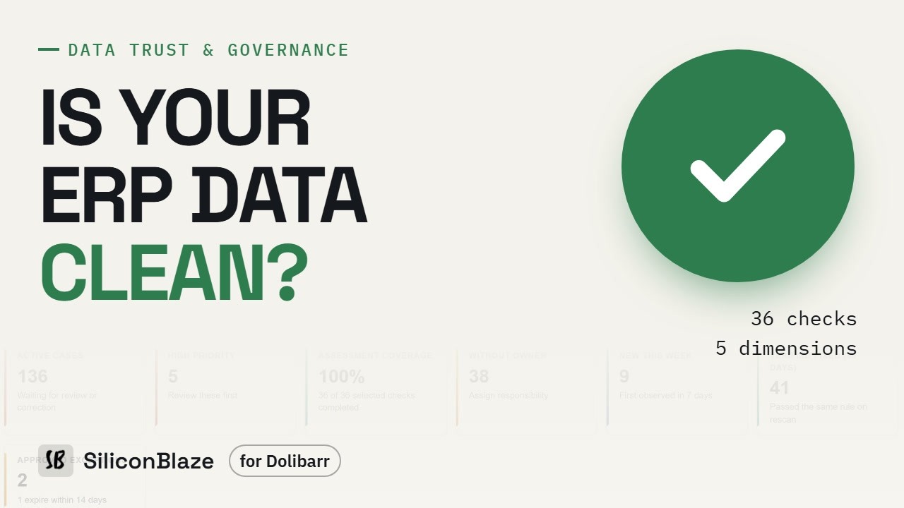 Data Trust & Governance for Dolibarr demo video
