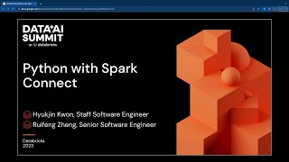 Python with Spark Connect