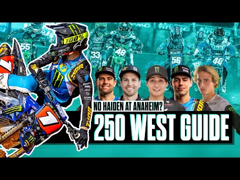 Who is Racing Anaheim 1? 2024 250 West Team & Rider Guide & Breakdown | Supermotocross 250SX Opener