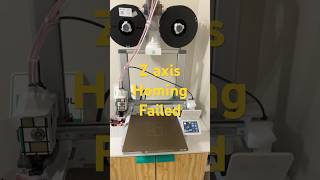 Z Axis Homing Failed Hatası Nasıl Çözülür? ⚙️ #3dprint #bambulab #a1combo #shorts